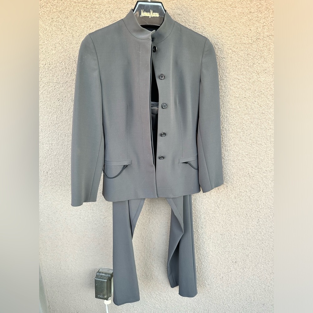 Prada Vintage Gray Pantsuit Pants Were Made To Fit | Size 0
